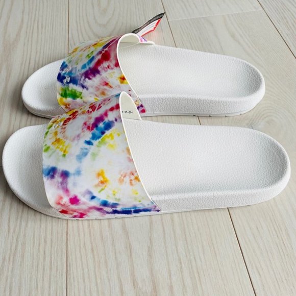 Under Armour Unisex UA Core Remix Pride Slides Tie Dye - Picture 3 of 3